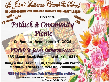 2025 community picnic flyer