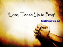 lords prayer
