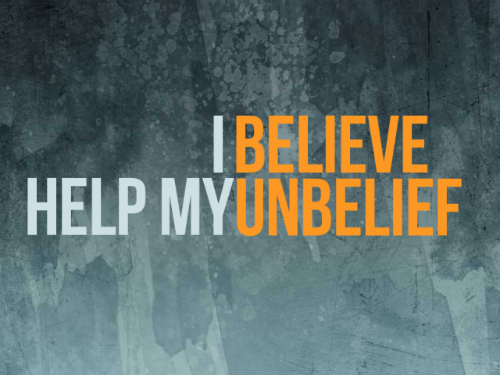 my unbelief